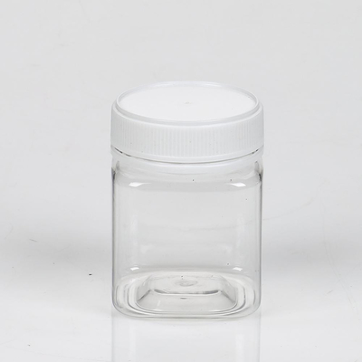 Recipientes evidentes da calcadeira frascos plásticos do alimento de 8 onças com tampas 400ml