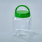 recipientes plásticos da garrafa do alimento de 1000ml 2000ml que empacotam o frasco largo da boca do ANIMAL DE ESTIMAÇÃO 2kgs com tampa