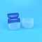 frascos plásticos do tampão de parafuso 250g para o frasco cosmético geado de creme da loção
