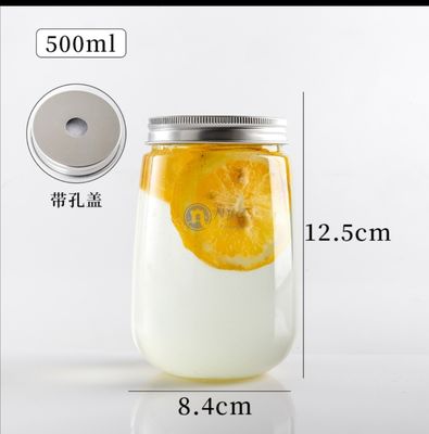 frasco plástico largo da bebida da boca 0.5l do espaço livre 16oz
