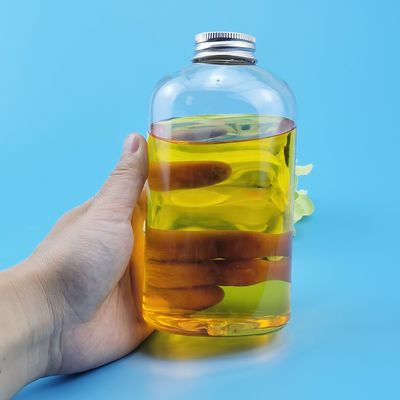 16oz frasco plástico transparente da bebida dos óvulos 0.5L