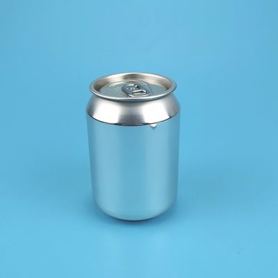 forma de Juice Aluminum Bottle Can Cylinder da bebida da tração 250ml