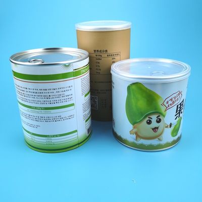 O composto de papel do cartão enlata a caixa reciclável do tubo para o alimento