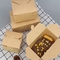 O cartão do papel de embalagem do quadrado a ir encaixota a caixa do alimento de Takeway